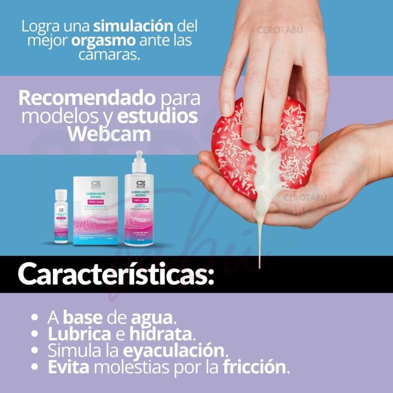 LUBRICANTE ÍNTIMO TIPO CUM ELIXIR 250ML - Imagen 4