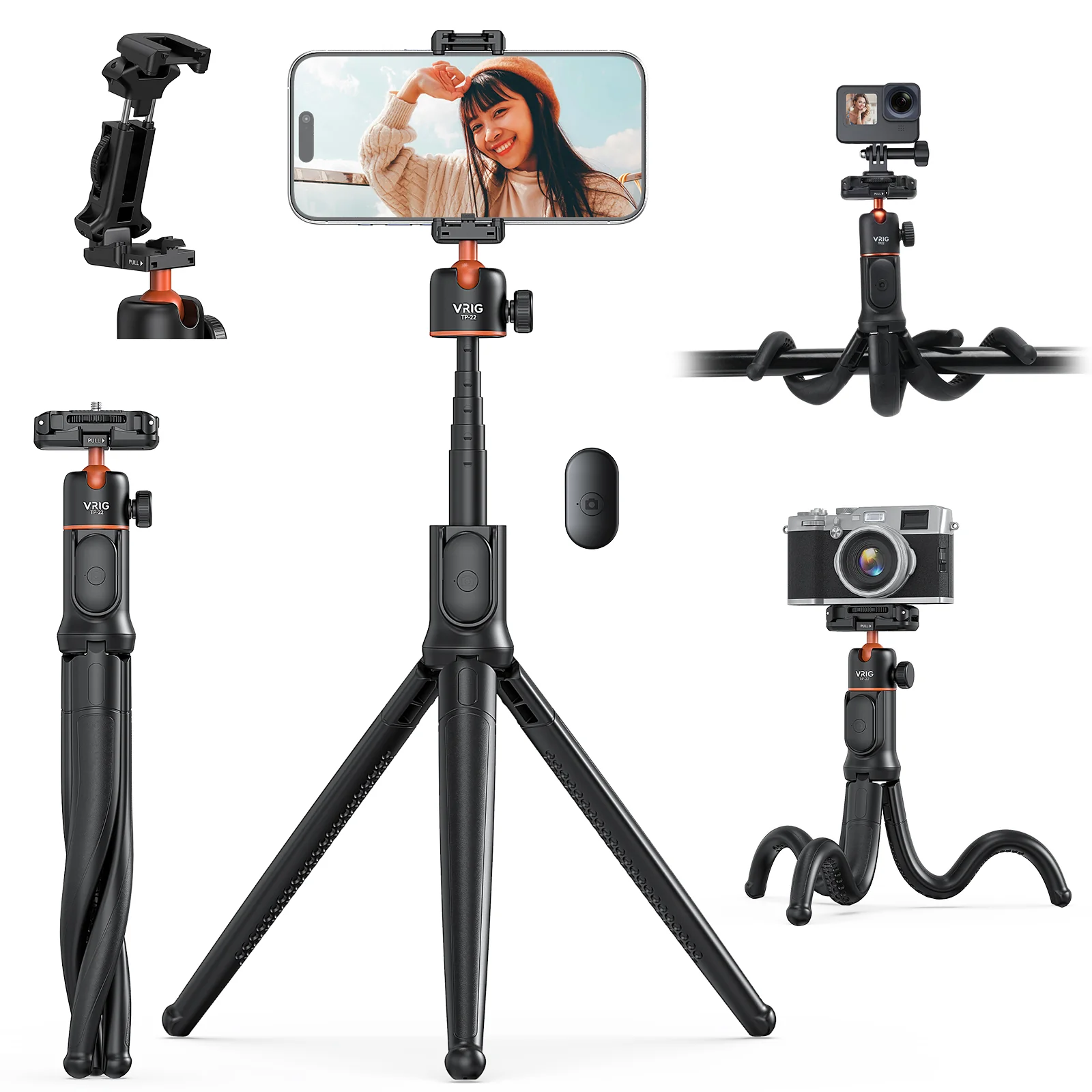 TRIPODE FLEXIBLE MS29 K&F - Image 2
